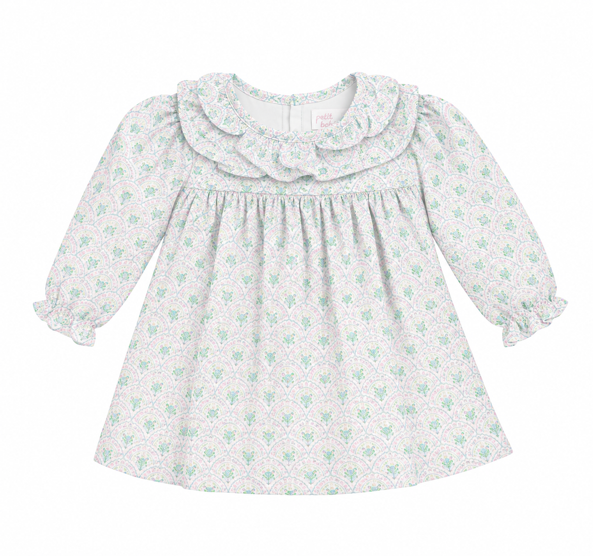 12M Cecil and Lou LS  Floral Smocked Top