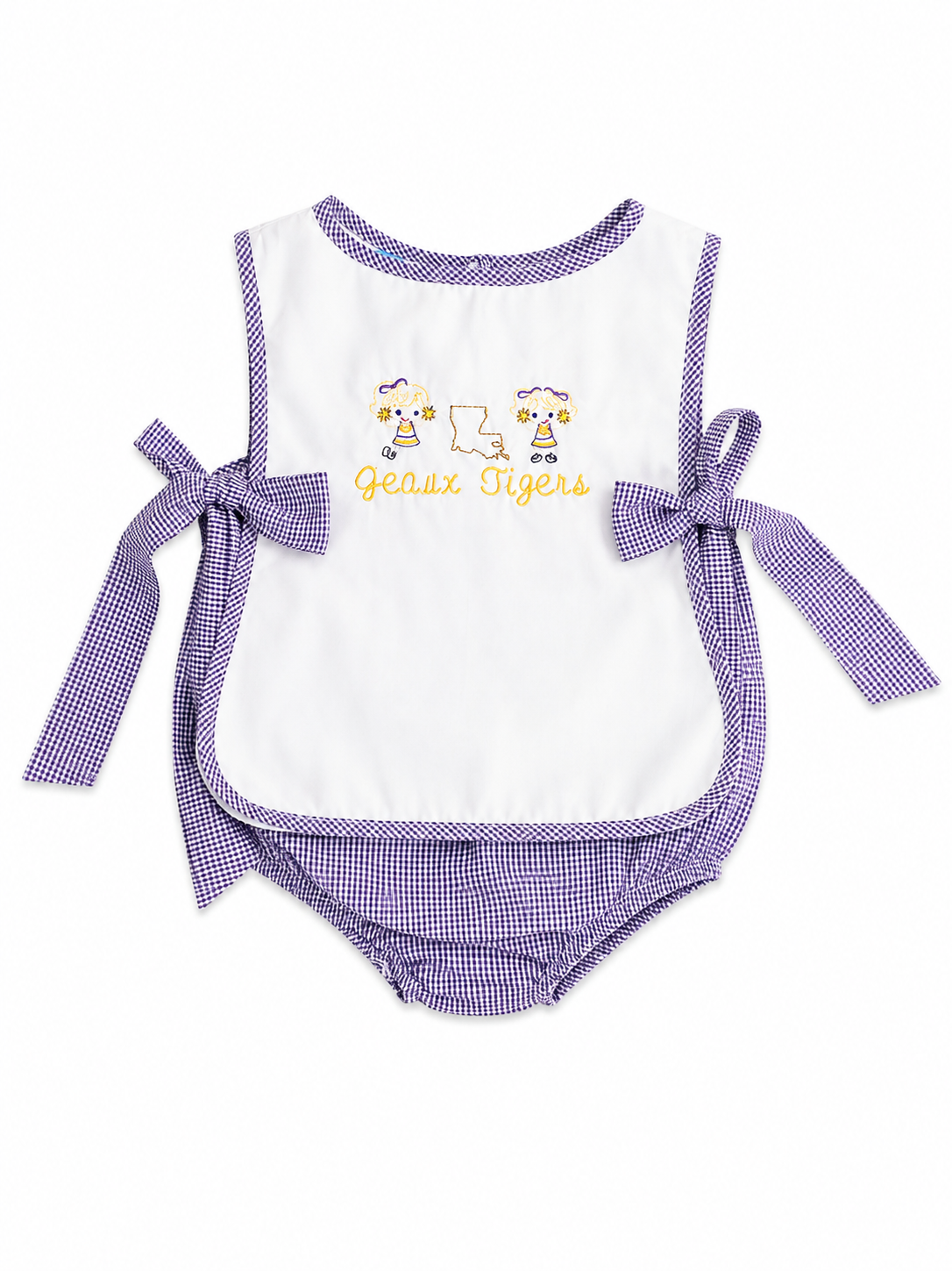 12M Krewe Geaux Tigers Bloomer Set