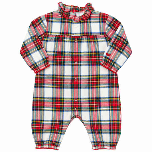 12/18M Petite Plume Christmas Tartan Sleeper