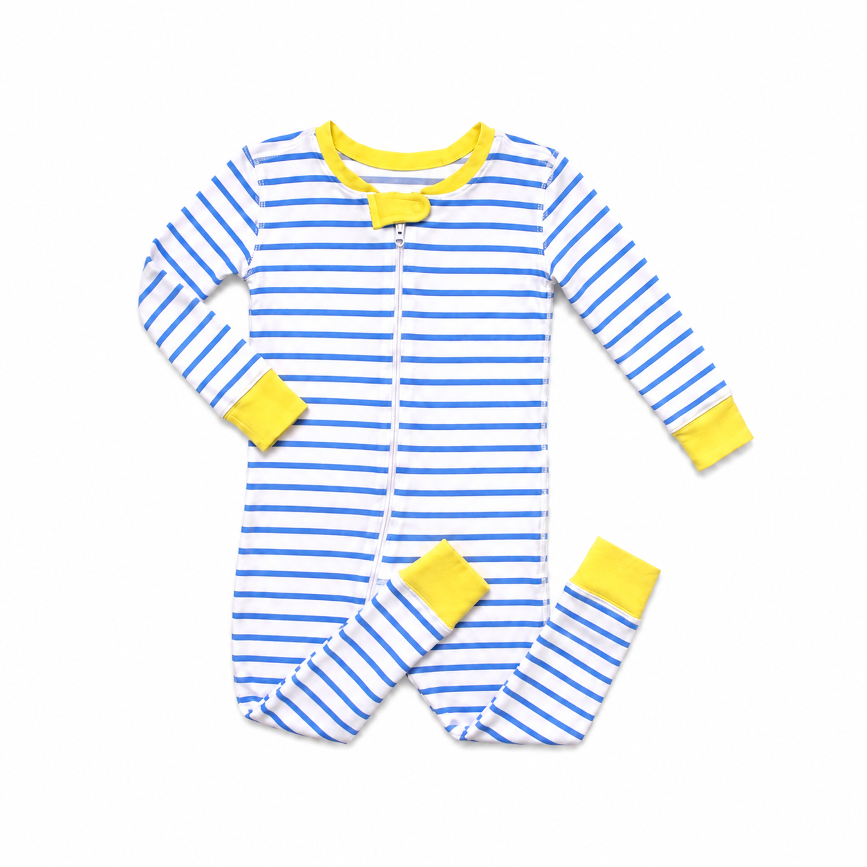 3T TBBC Knox’s Pajama in Blue/Yellow Stripe