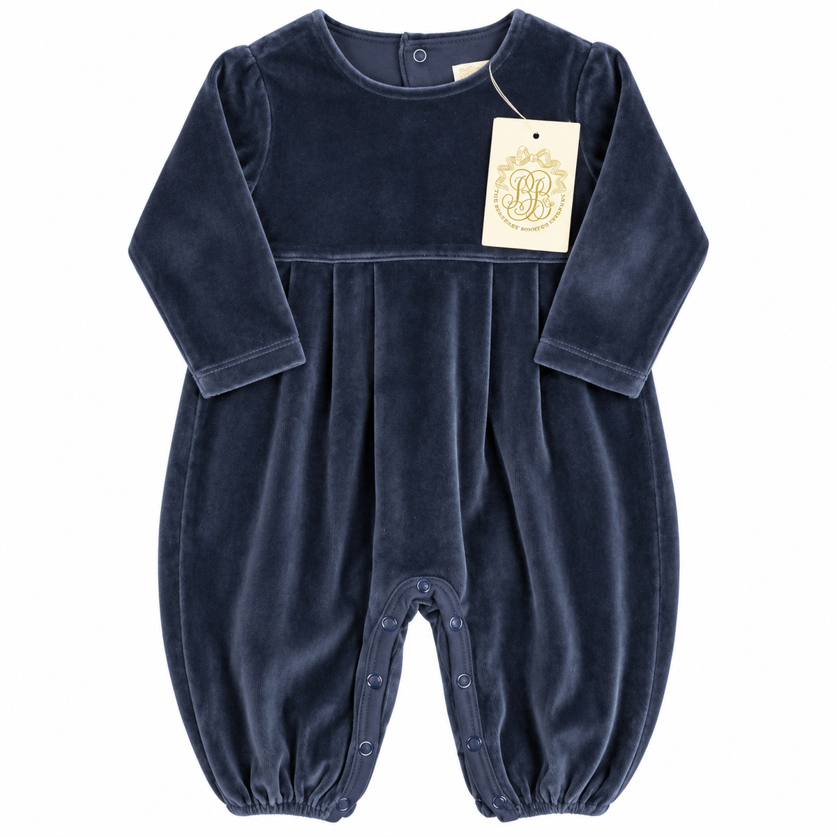 3M TBBC Bradford Romper- Velour in Nantucket Navy