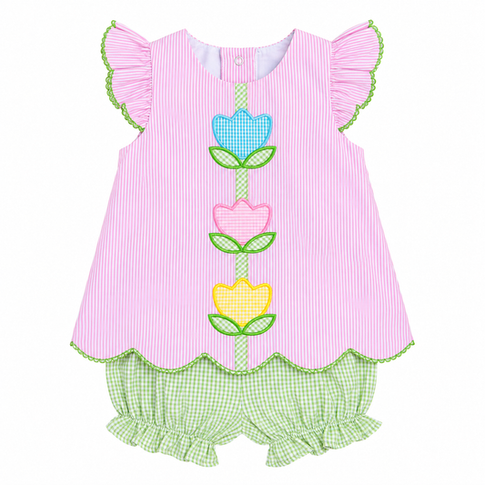 Marco & Lizzy Tulip Diaper Set
