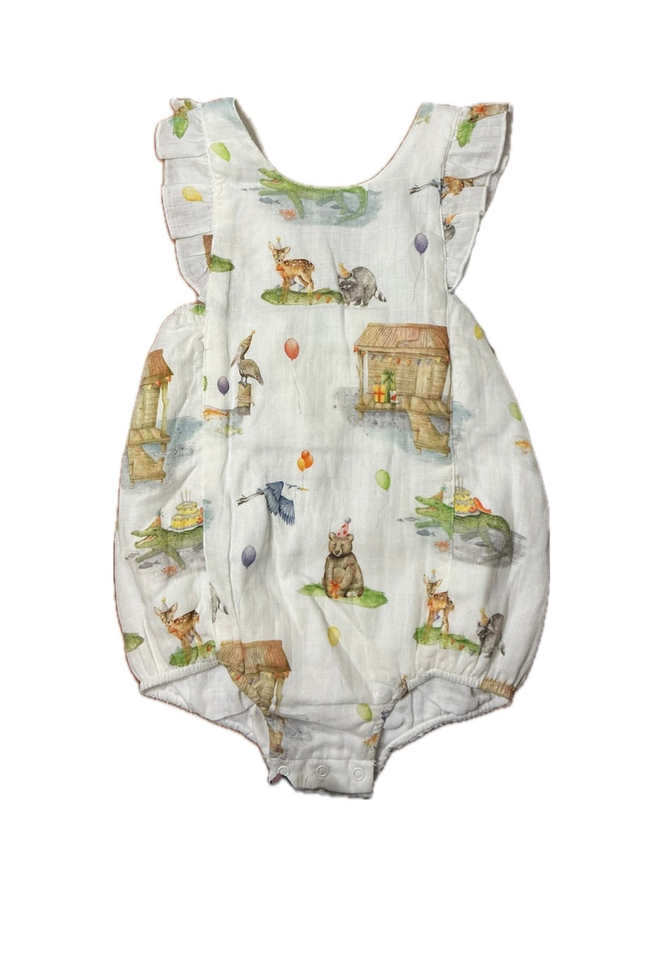 12/18M Nola Tawk Bayou Birthday Muslin Sunsuit