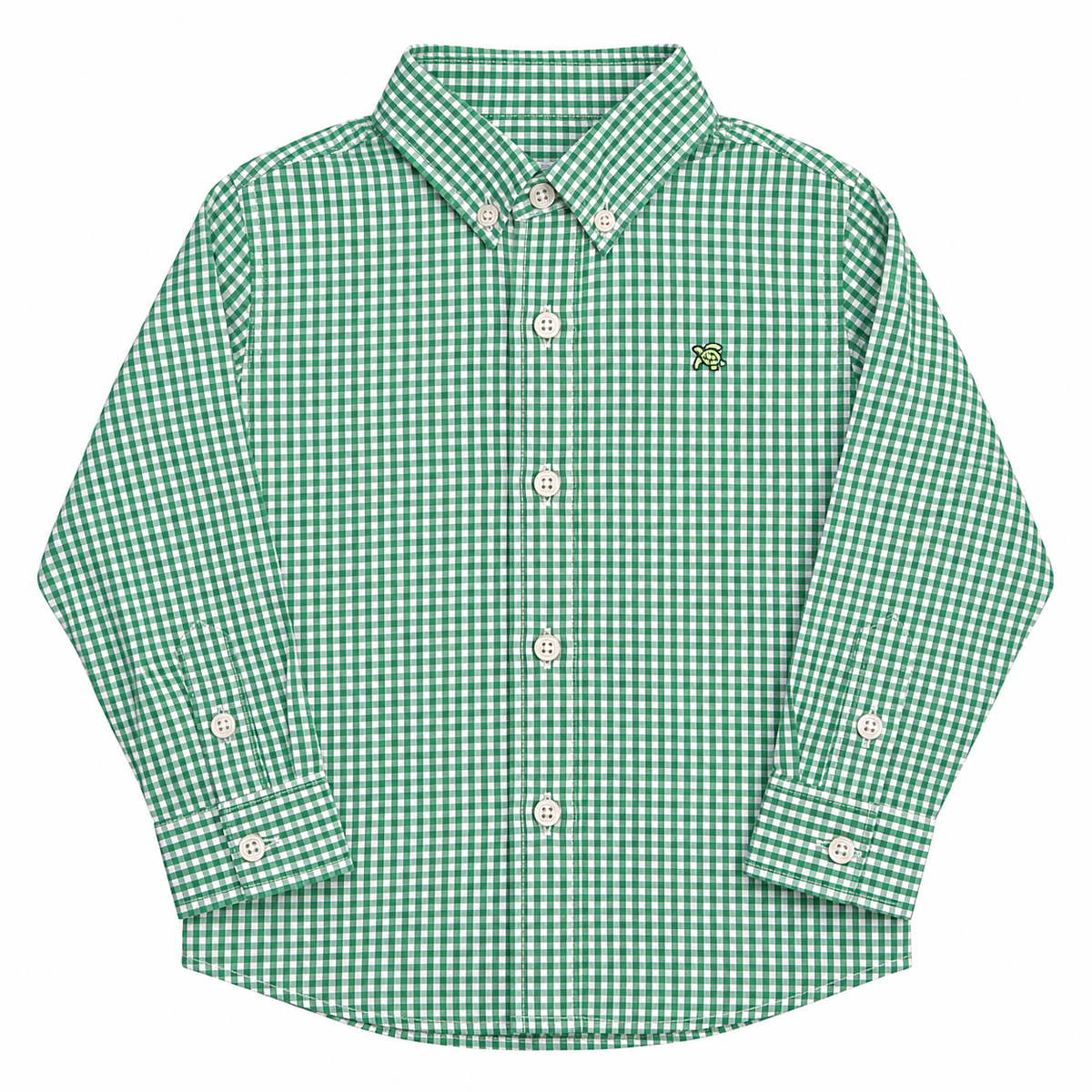 8 J. Bailey Green and White Roscoe Shirt