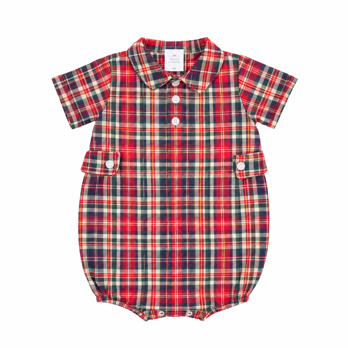 24M Little English Plaid Bubble
