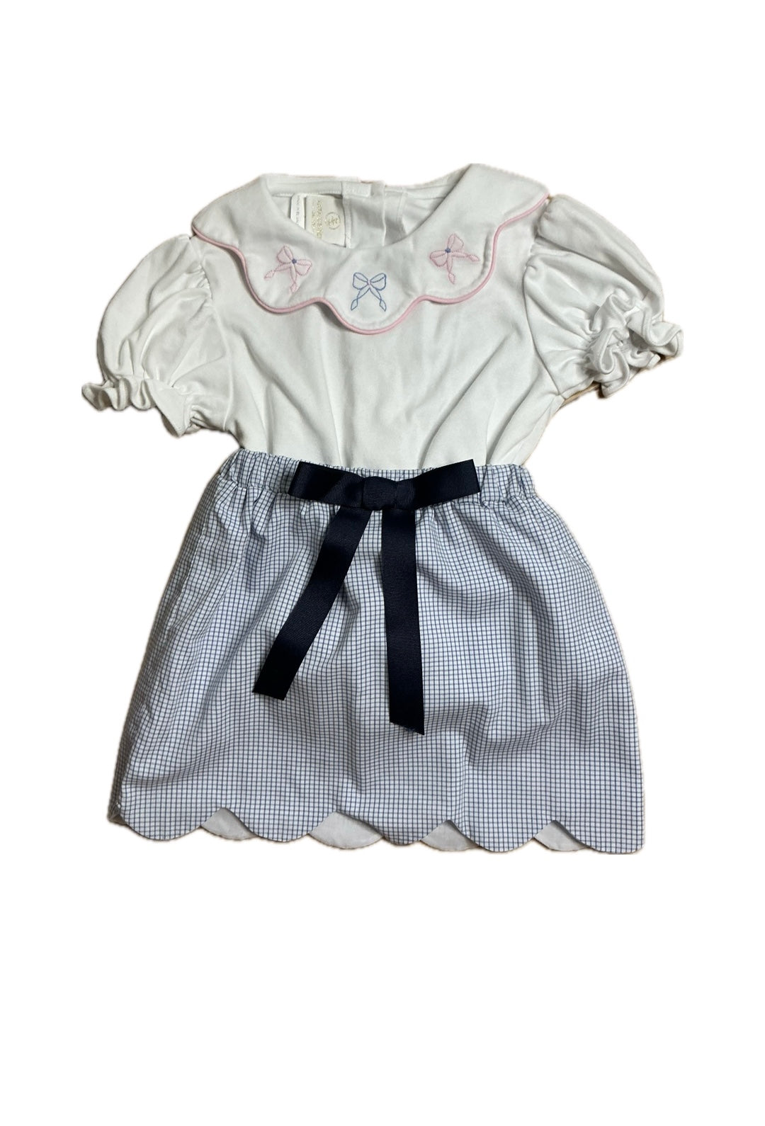 5 Lullaby Set Bow Colored Top and Skirt Set