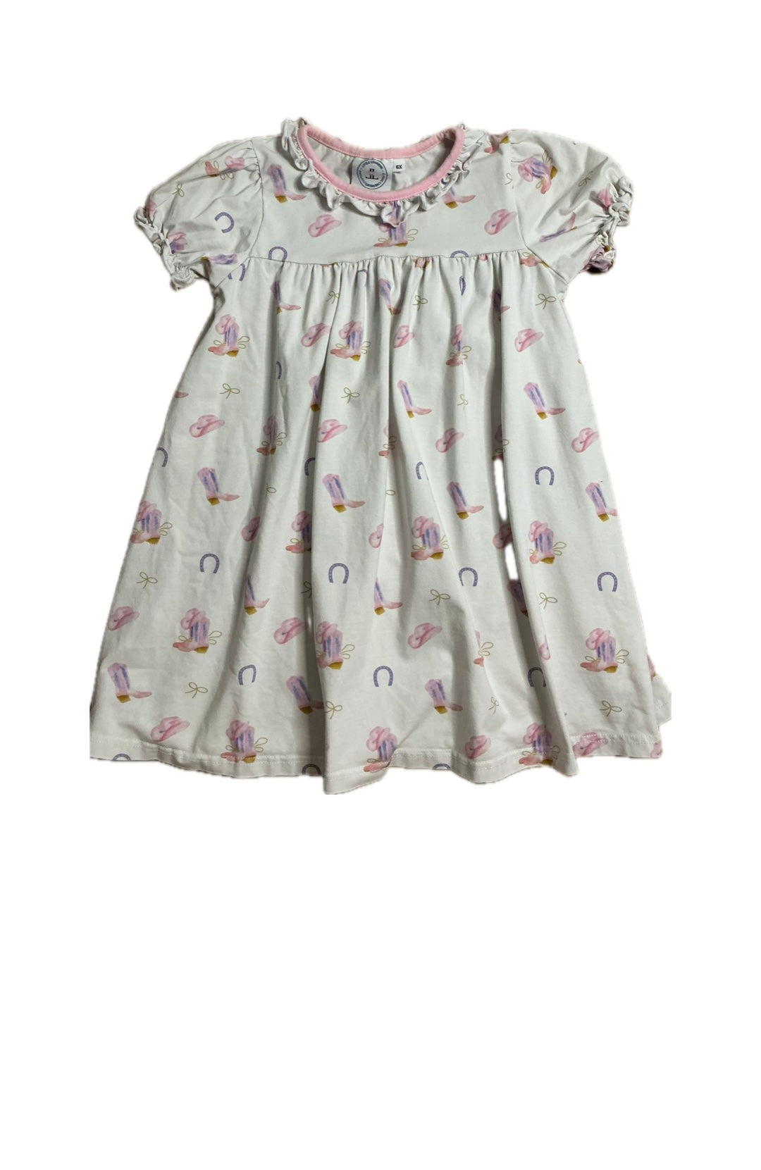 6X Little Louanne Cowgirl Knit Dress