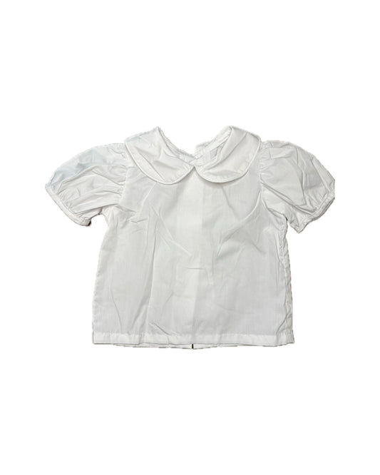 Girl 18-24M TBBC Maude's Peter Pan Collar Shirt in Worth Avenue White