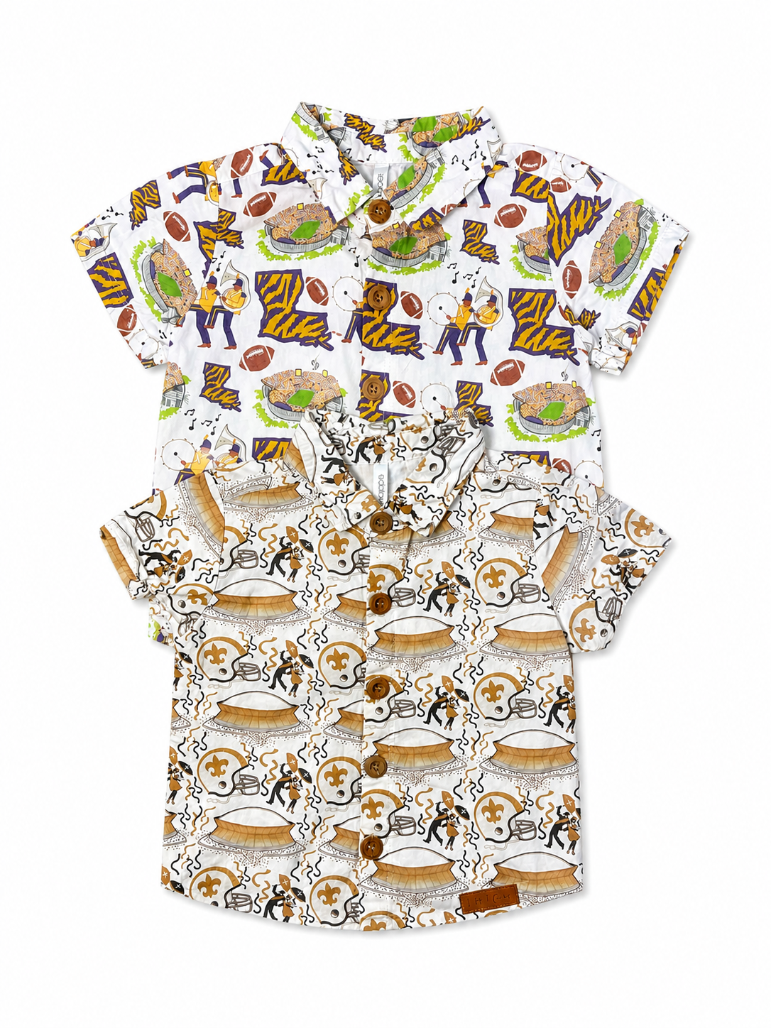 2T Lil Lagniappe LSU/ Saints Shirts