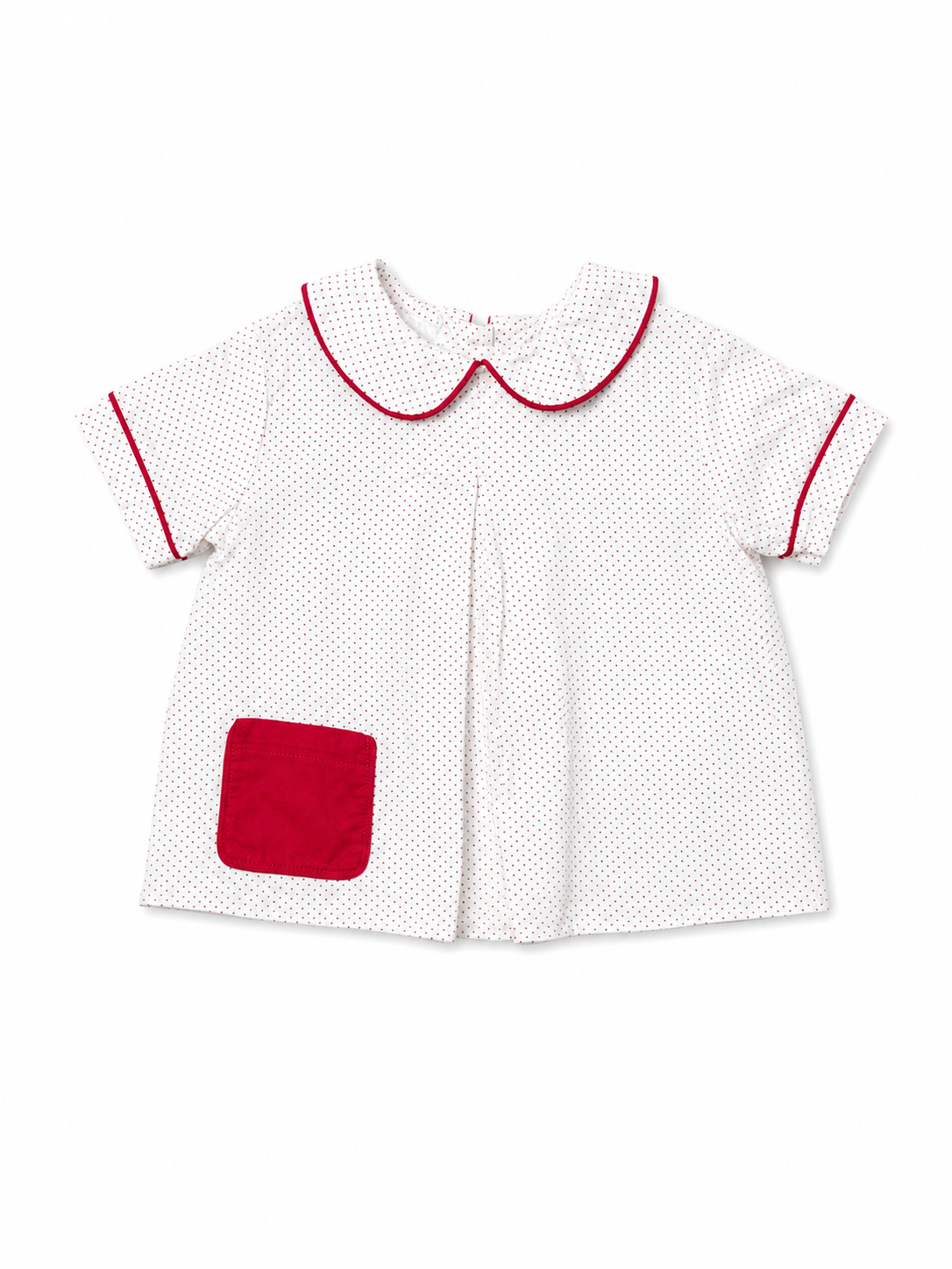 4T Jetson Cubbington Red Polka Dot Top