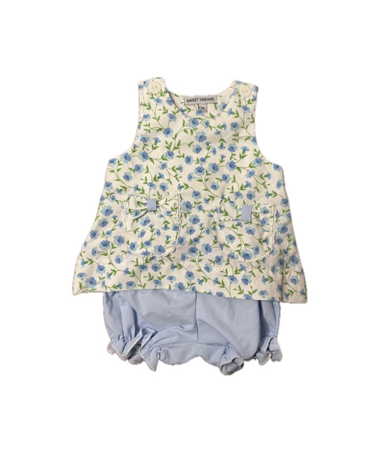 3M Sweet Dreams Blue Floral Bloomer Set