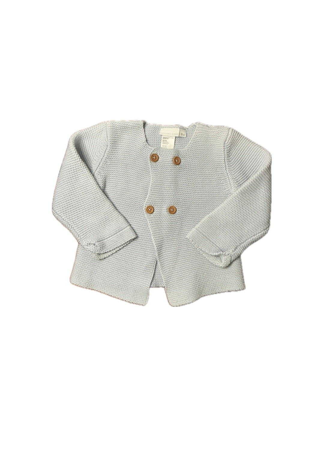 18M Elegant Baby Light Blue Knitted Sweater