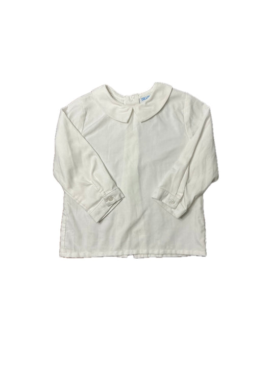 24M Lulu & Me LS Peter pan Collar shirt