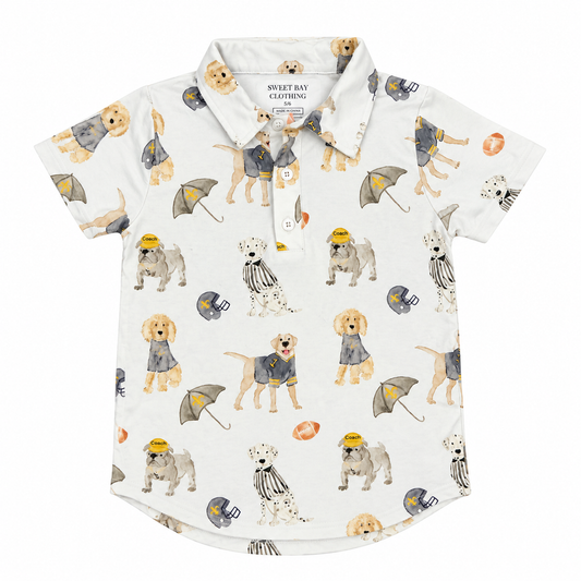 5/6 Sweet Bay Clothing Saints Dog Bamboo Polo