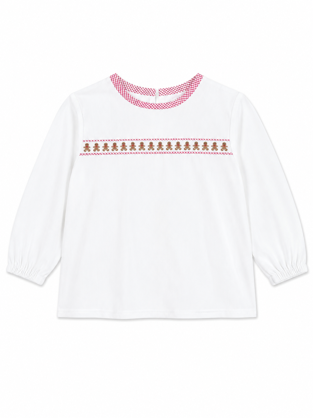 4T Mary & Grace Gingerbread Ribbon LS Top