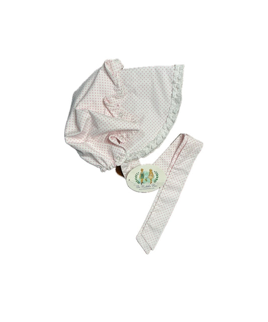 4T-5T The Bumblebee Polka Dot Bonnet