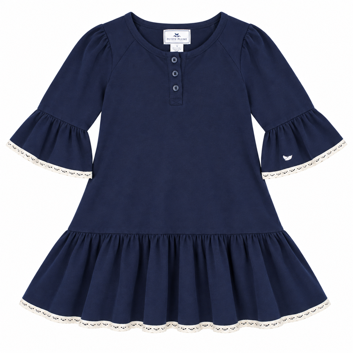 5 Petite Plume Navy Nightgown