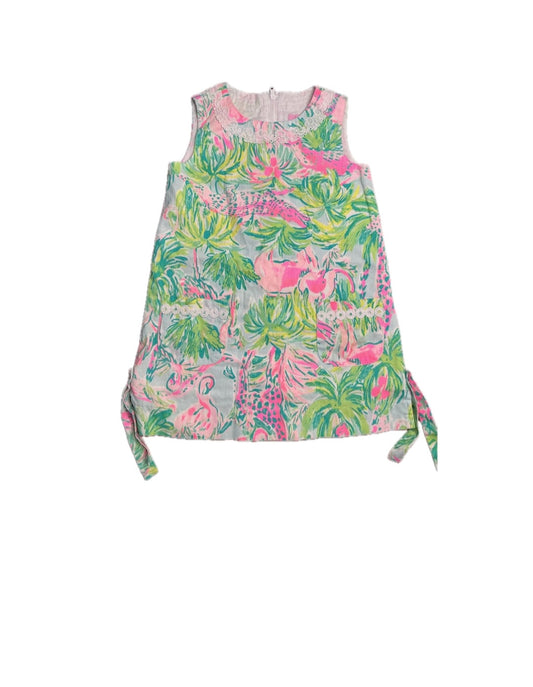 3 Lilly Pulitzer Little Lilly Classic Shift Dress in On Parade in Sea Salt Blue