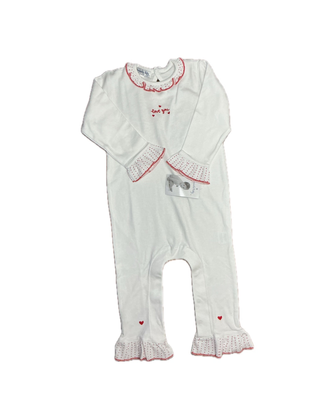 18M Magnolia Baby Love You Ruffles and Polka Dots