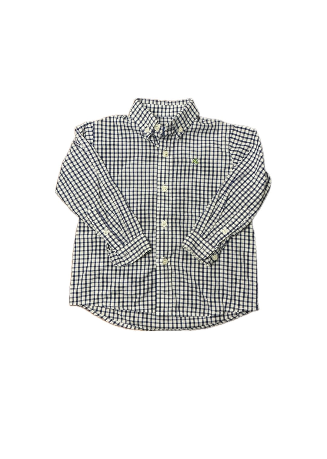 2T J. Bailey Roscoe Button Down in Navy Windowpane