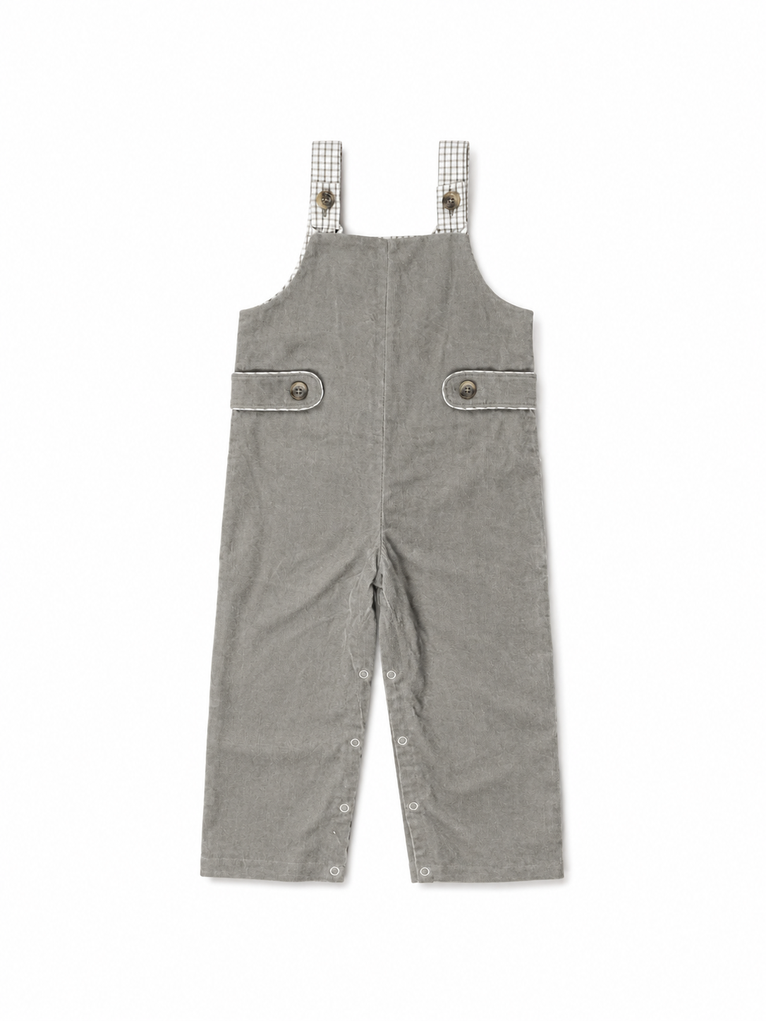 4T TBBC Ivy League Longall (Corduroy) Grantley Gray with Grantley Gray Windowpane