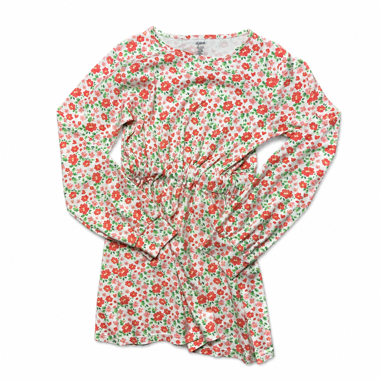 12 Be Elizabeth Floral LS Dress
