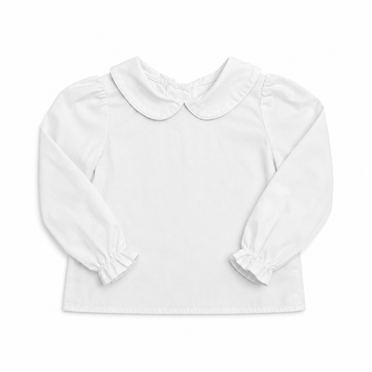 ￼6 TBBC Maude’s Peter Pan Collar LS Blouse
