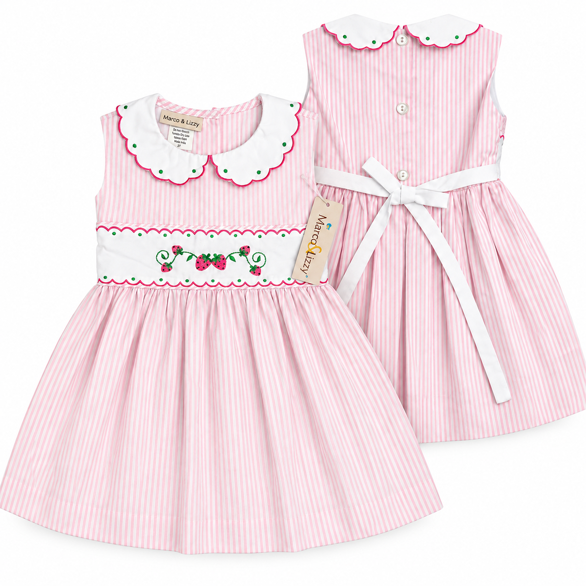 Marco and Lizzy Classic Strawberries Dress