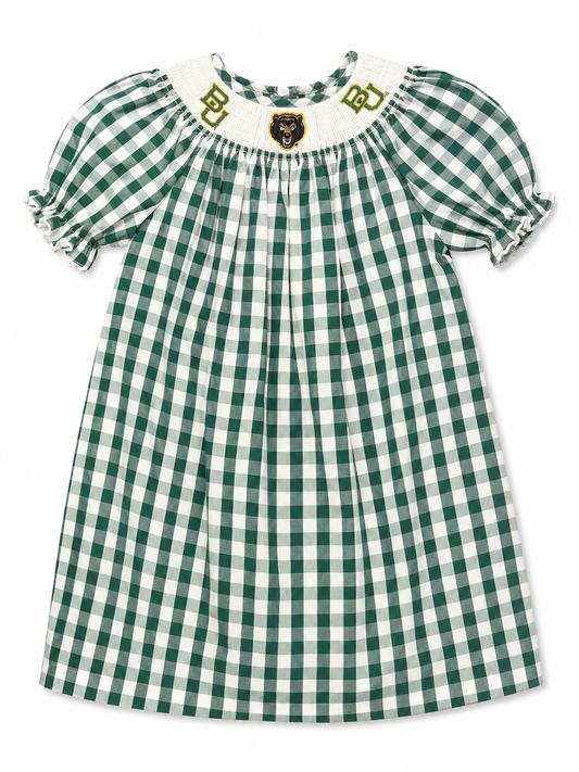 5 Viva Le Fete Baylor University SMOCKED dress