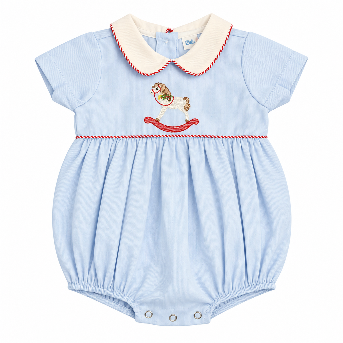 0M Lulu Bebe Christmas Rocking Horse Bubble