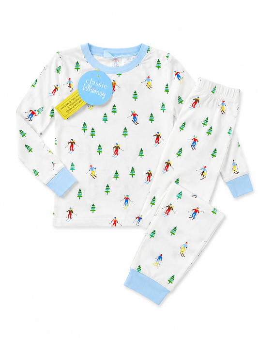 Classic Whimsy Ski Slope Pajamas
