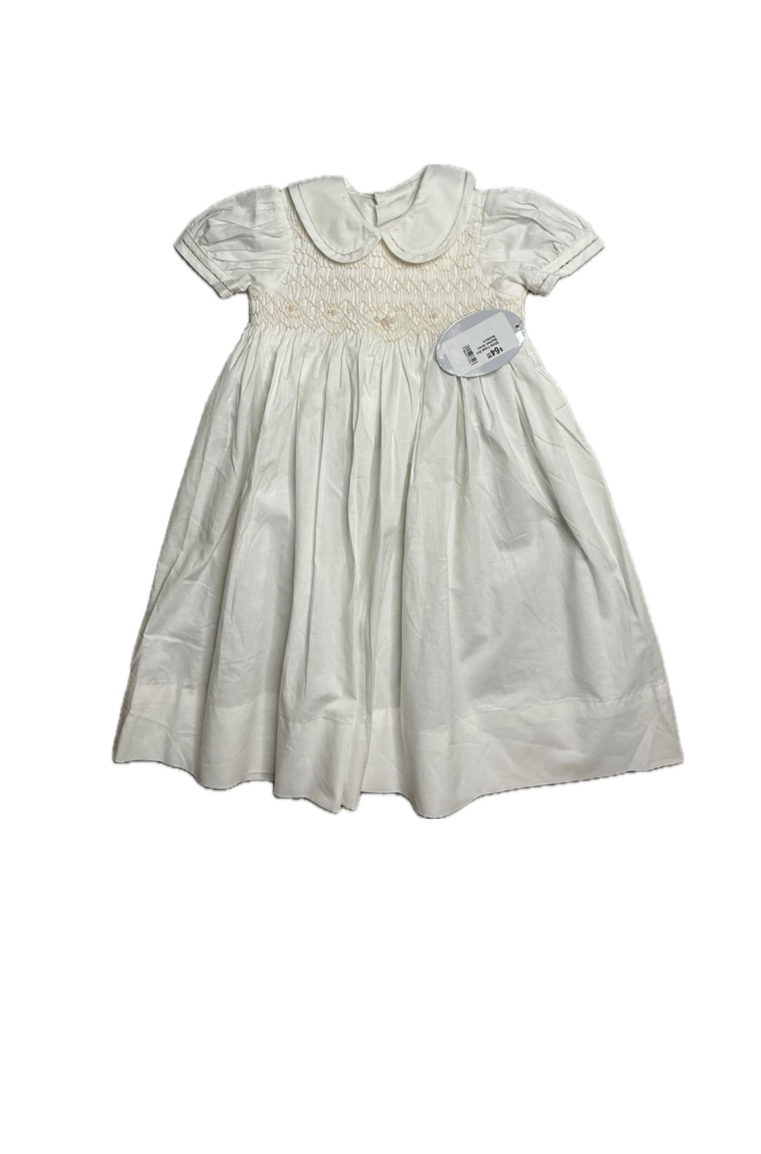 NB Baby Sen White Girl Baptism Gown