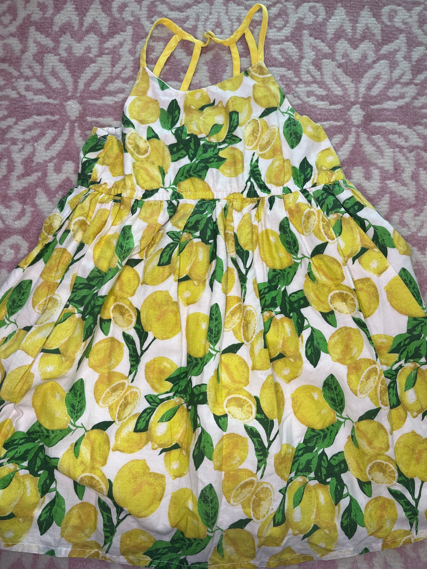 Sz 4 Tommy Bahama Lemon Dress