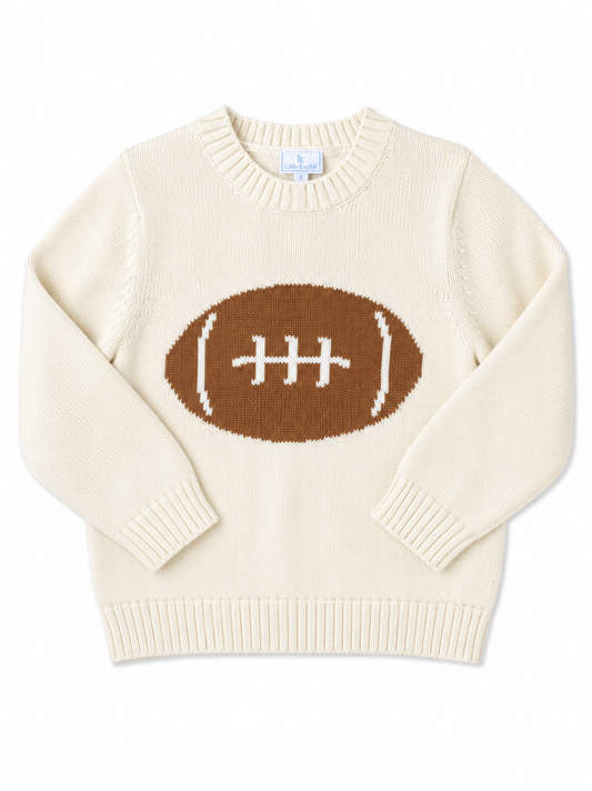 6 Little English Football Intarsia Sweater