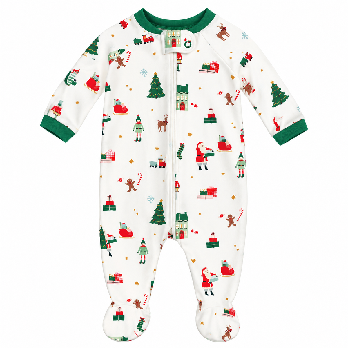 3M Lake Christmas Footed Sleeper