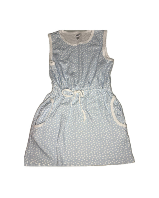14 Be Elizabeth Blue & White Polka Dot Knit Pocket Dress