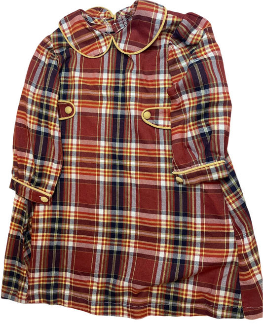 4T Phoenix N Ren Fall Plaid Dress