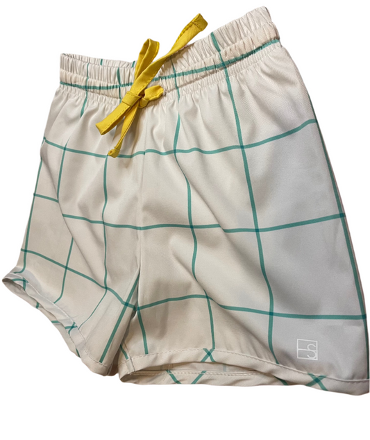 Sz 5T Set Green & Yellow Swim Trunks