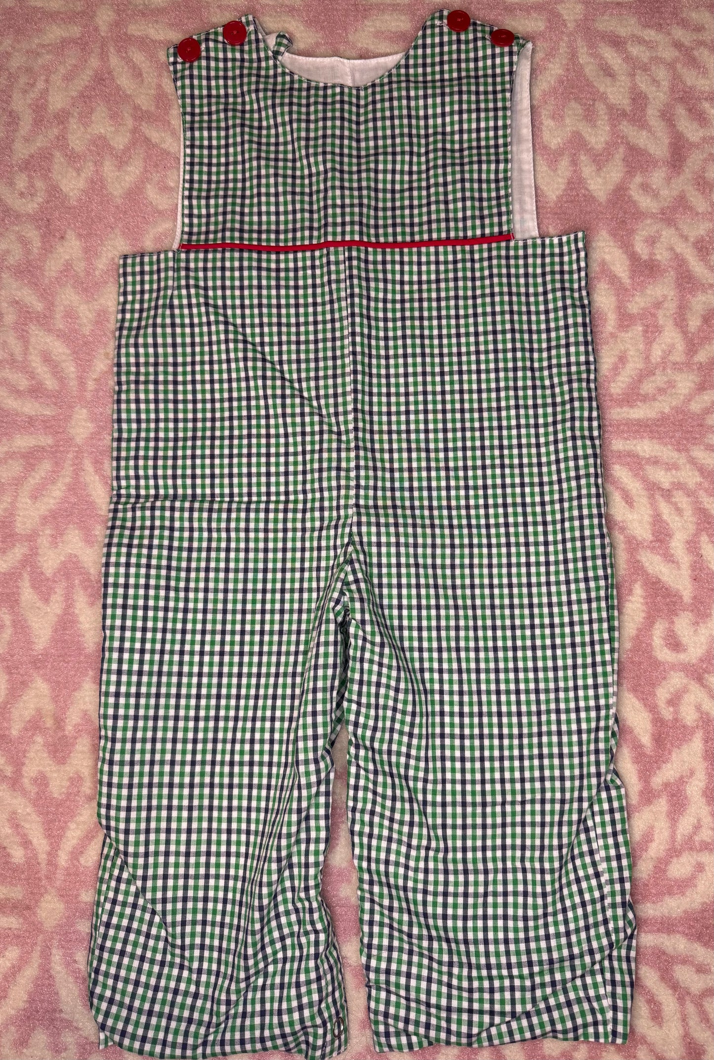 12M Remember Nguyen Green & Navy Check Longall
