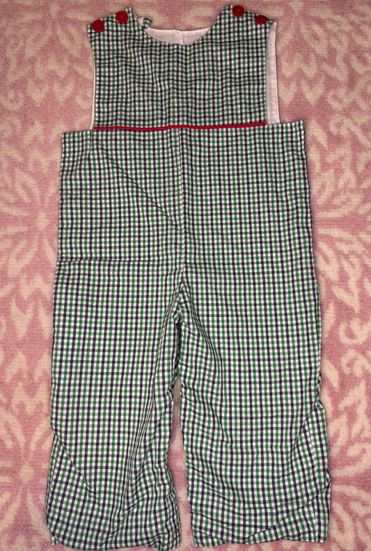 12M Remember Nguyen Green & Navy Check Longall