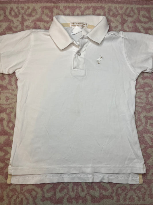 4T TBBC Prim and Proper Polo in Worth Avenue White