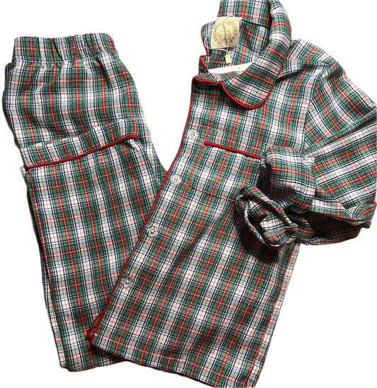 Sz 10 TBBC Lock’s Little Set Holiday Plaid