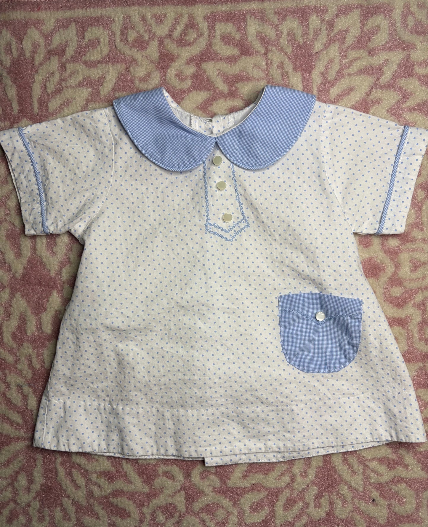 2T Baby Sen Peter Pan Collar Shirt