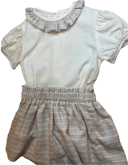 4T Mary & Grace Twill Skirt Set