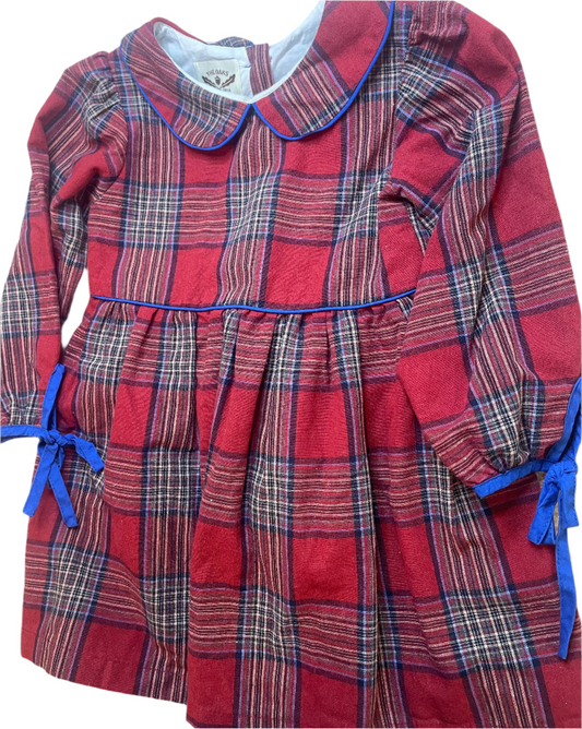 2T The Oaks Christmas Plaid Dress