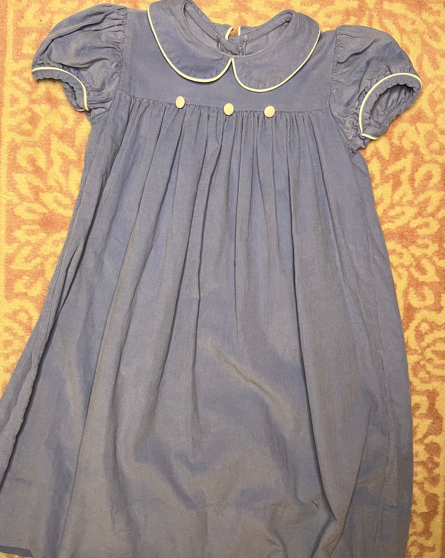 Sz 4T Mulberry St. Blue Corduroy Dress