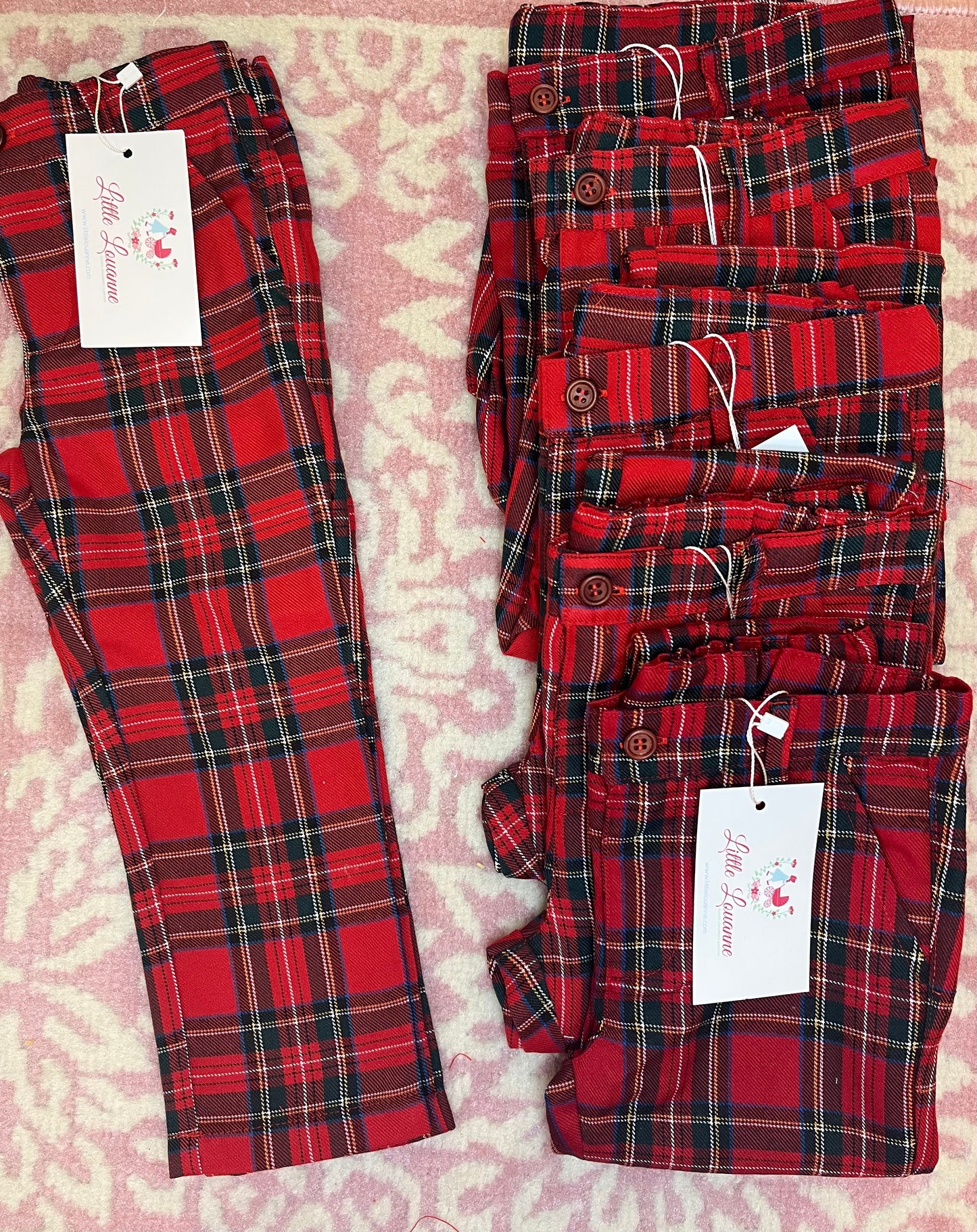 Sz 4T Little Louanne Tartan Pants