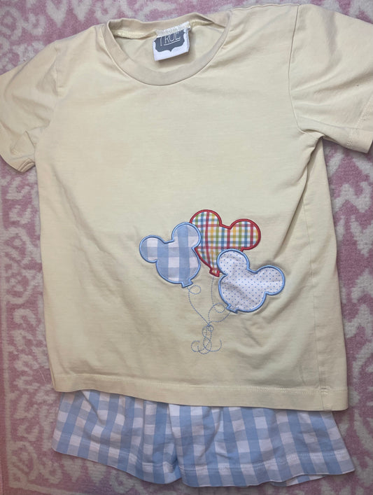 Sz 5 True Mickey Mouse Short Set