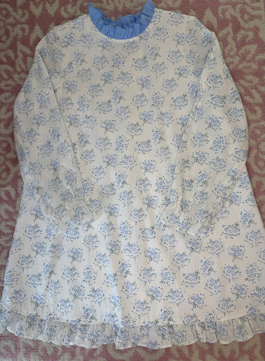 Sz 6 Hannah Kate Blue Flower Bouquet Dress