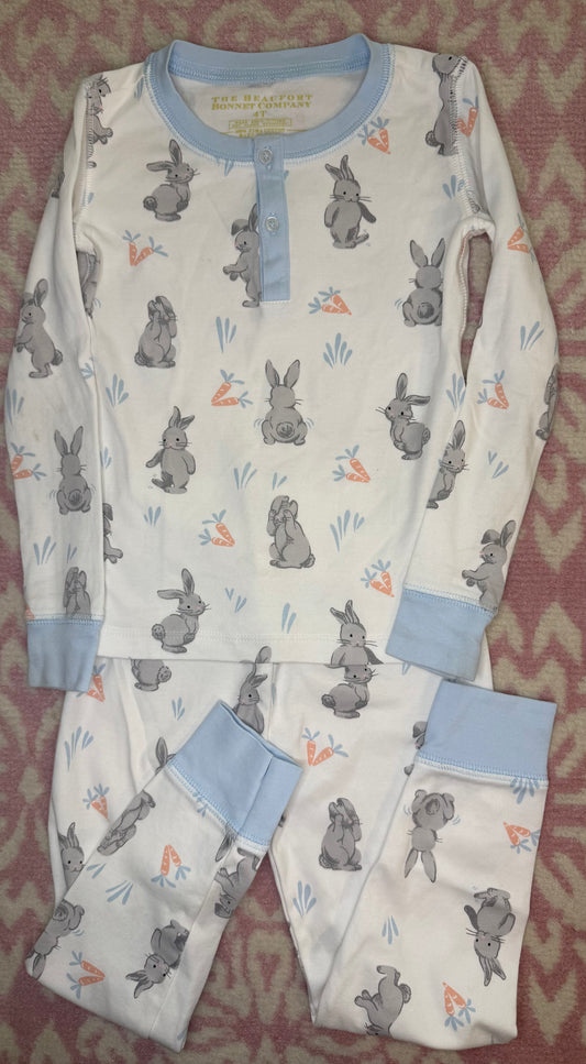 4T TBBC Suttons Sweet Dreams Set Broad St. Bunnies (Blue) with Buckhead Blue